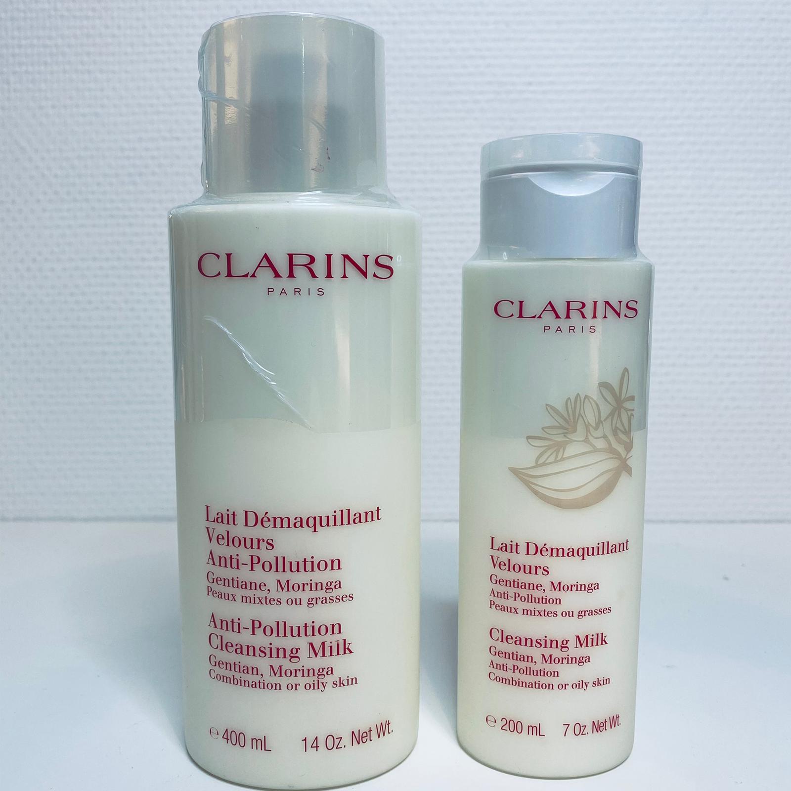 Clarins anti pollution cleansing milk combination or oily skin 400 ml