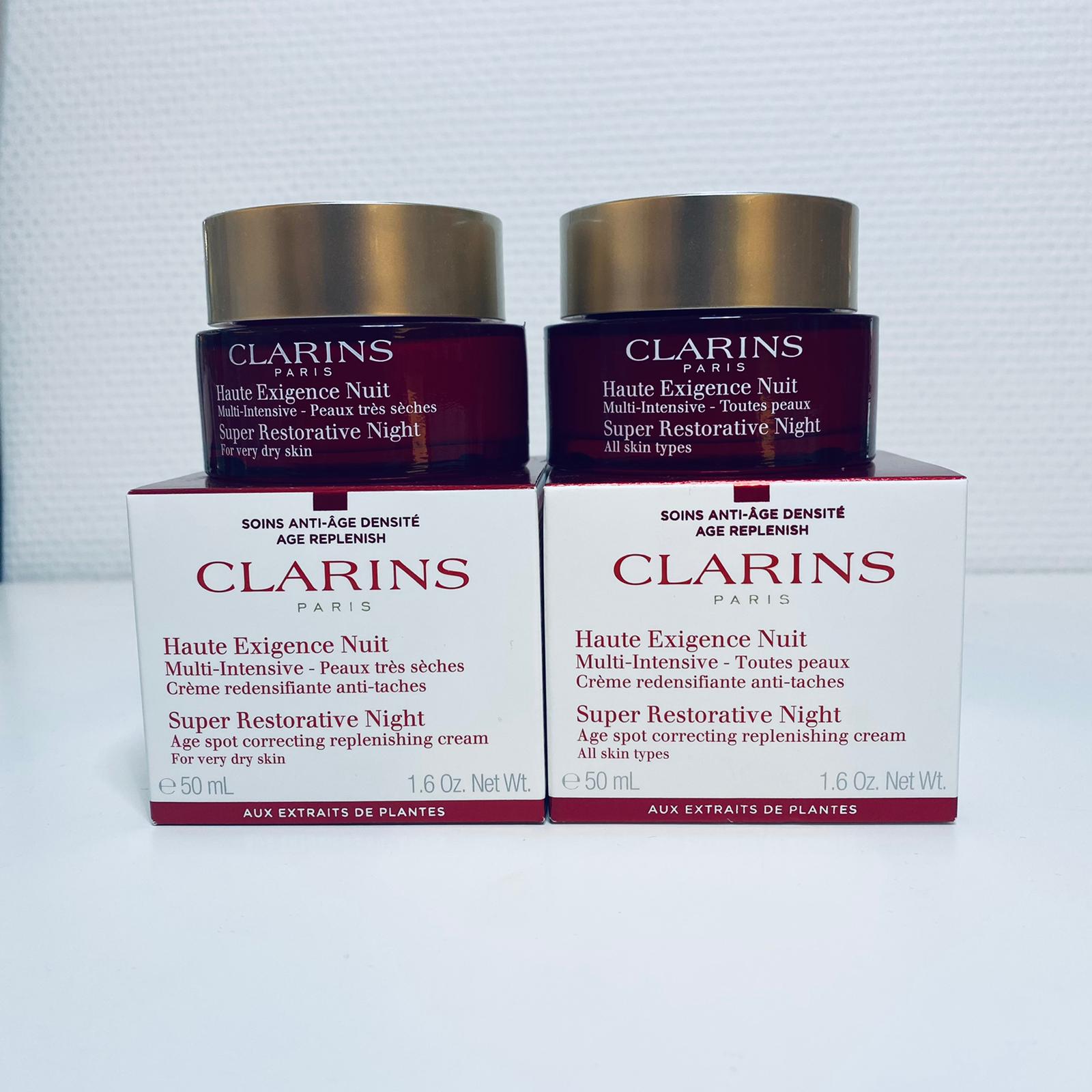 Clarins super restorative night all skin types 50 ml