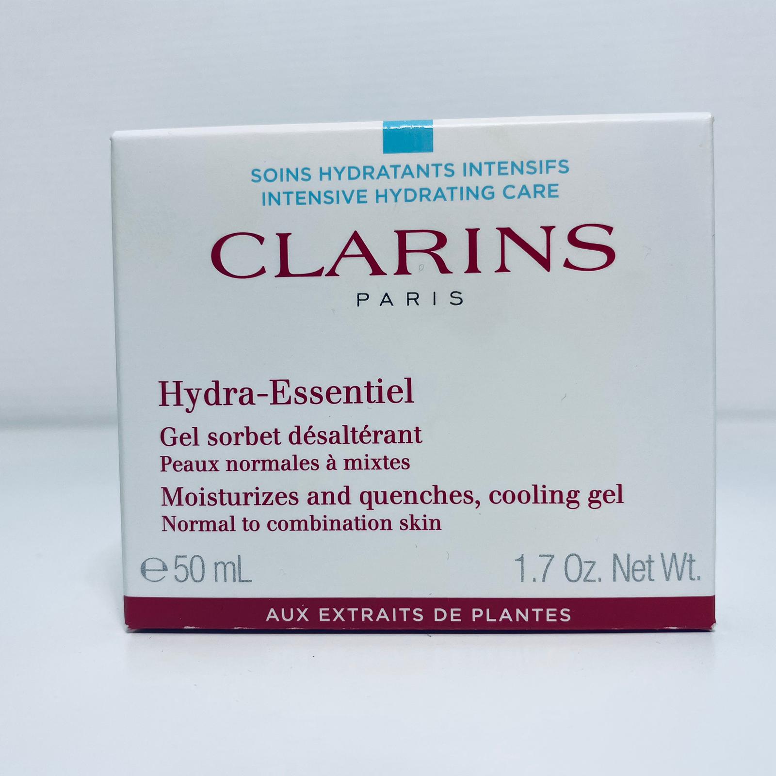 Clarins hydra-essentiel cooling gel normal to combination skin 50 ml