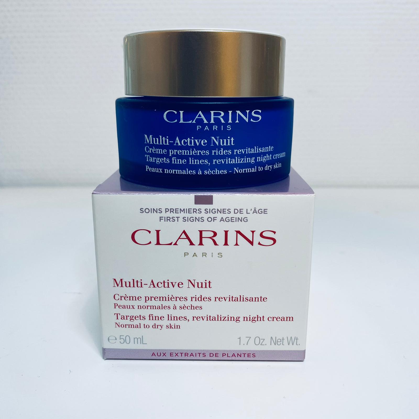 Clarins multi active nuit normal to dry skin 50 ml