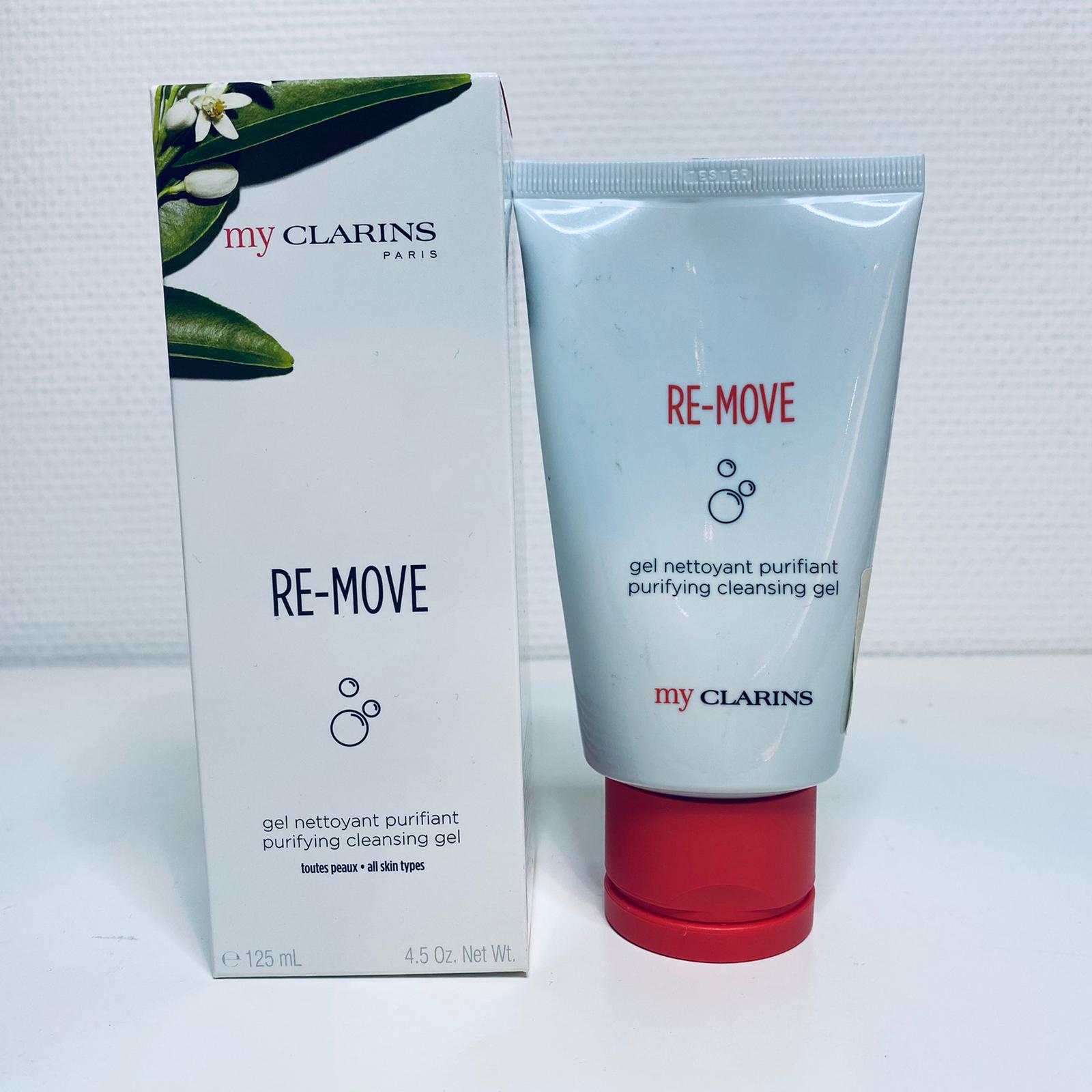 My clarins re-move purifying cleansing gel all skin types 125 ml