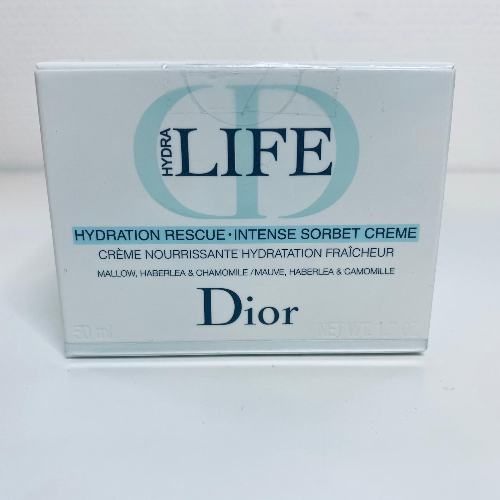 Dior hydra life hydration rescue intense sorbet creme 50 ml