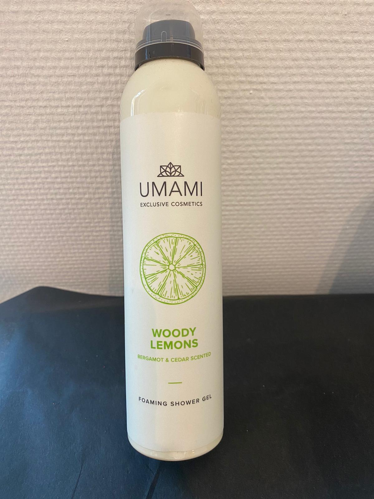 Umami woody Lemons shower gel