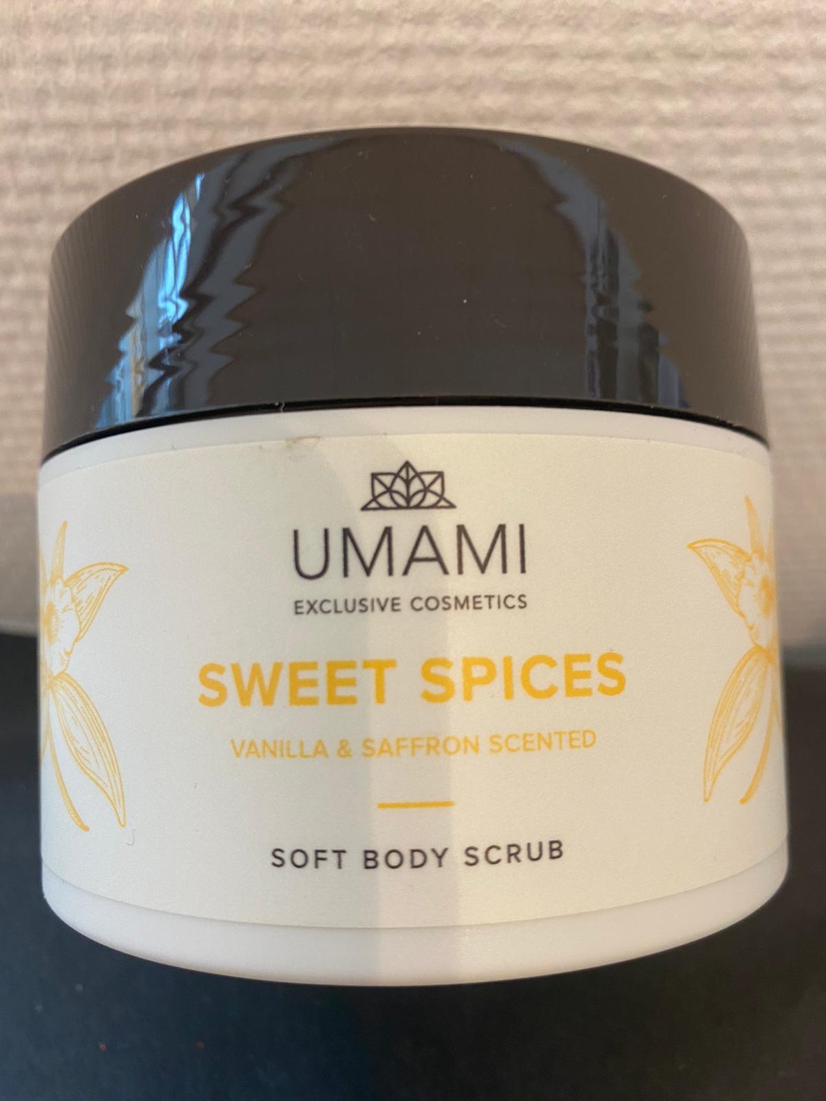 Umami sweet spices body scrub