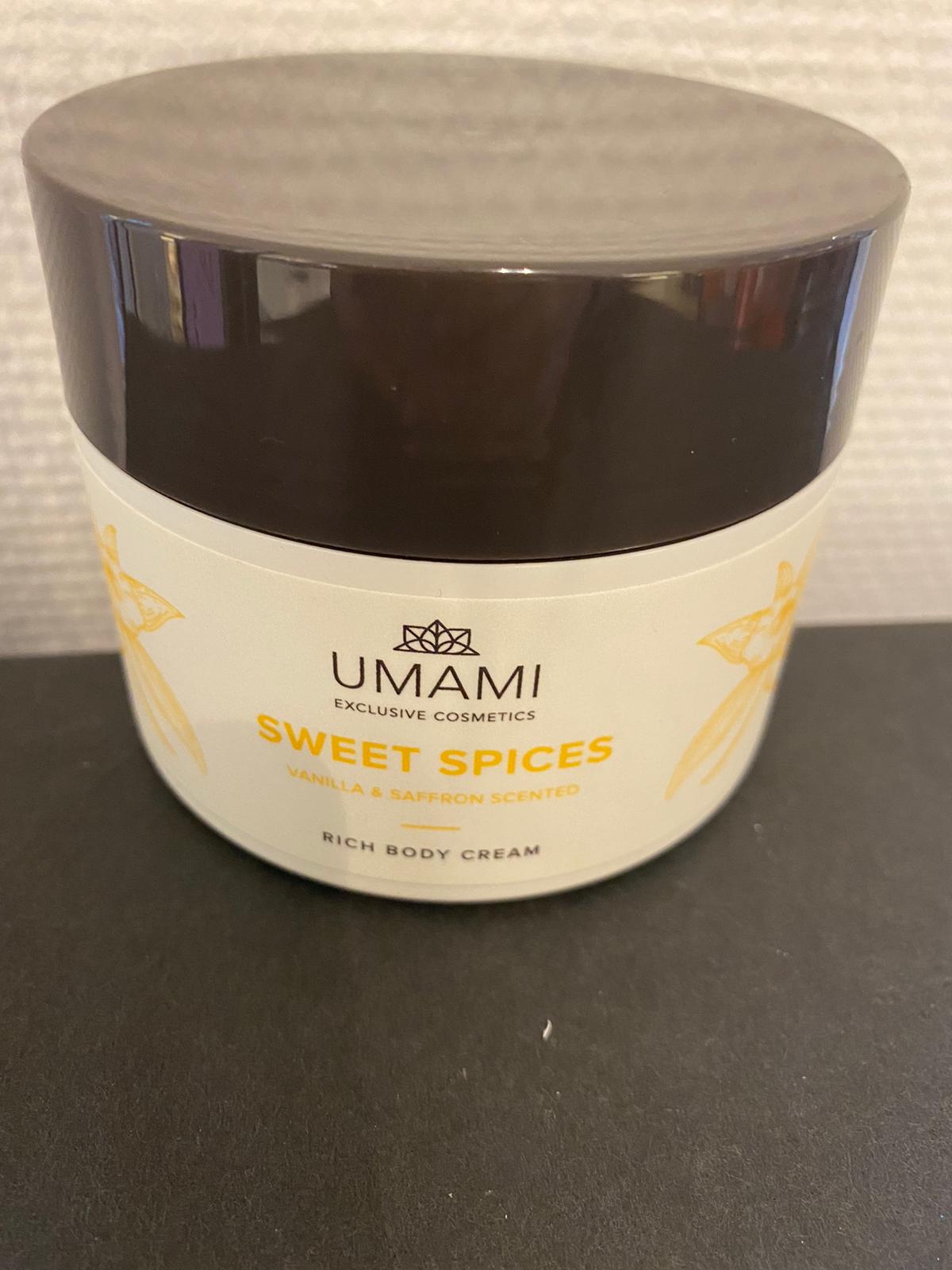 Umami sweet spices rich body creme